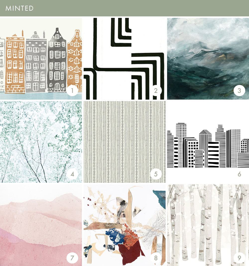 Emily Henderson Online Wallpaper Roundup Minted