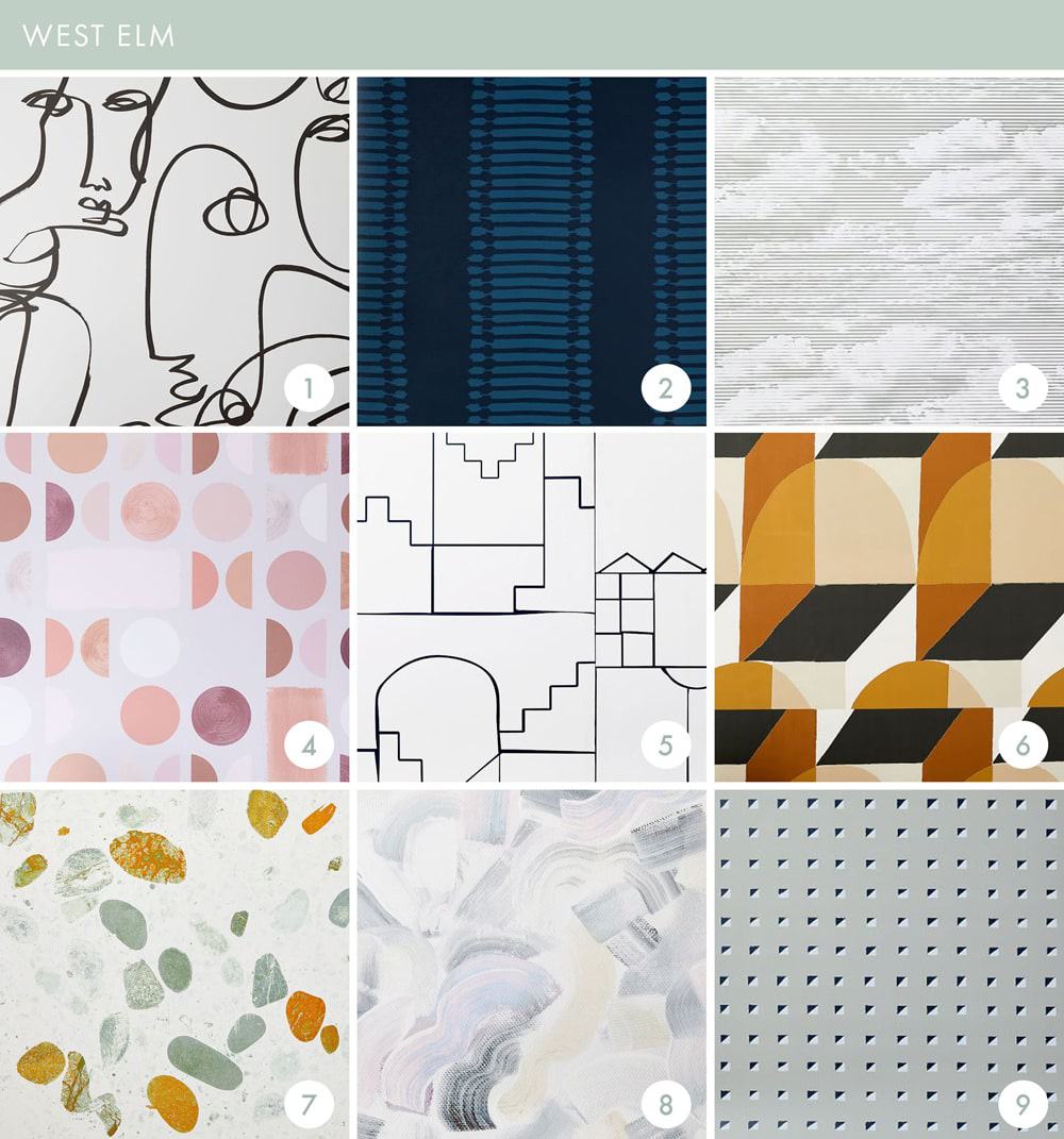 Emily Henderson Online Wallpaper Roundup West Elm 1