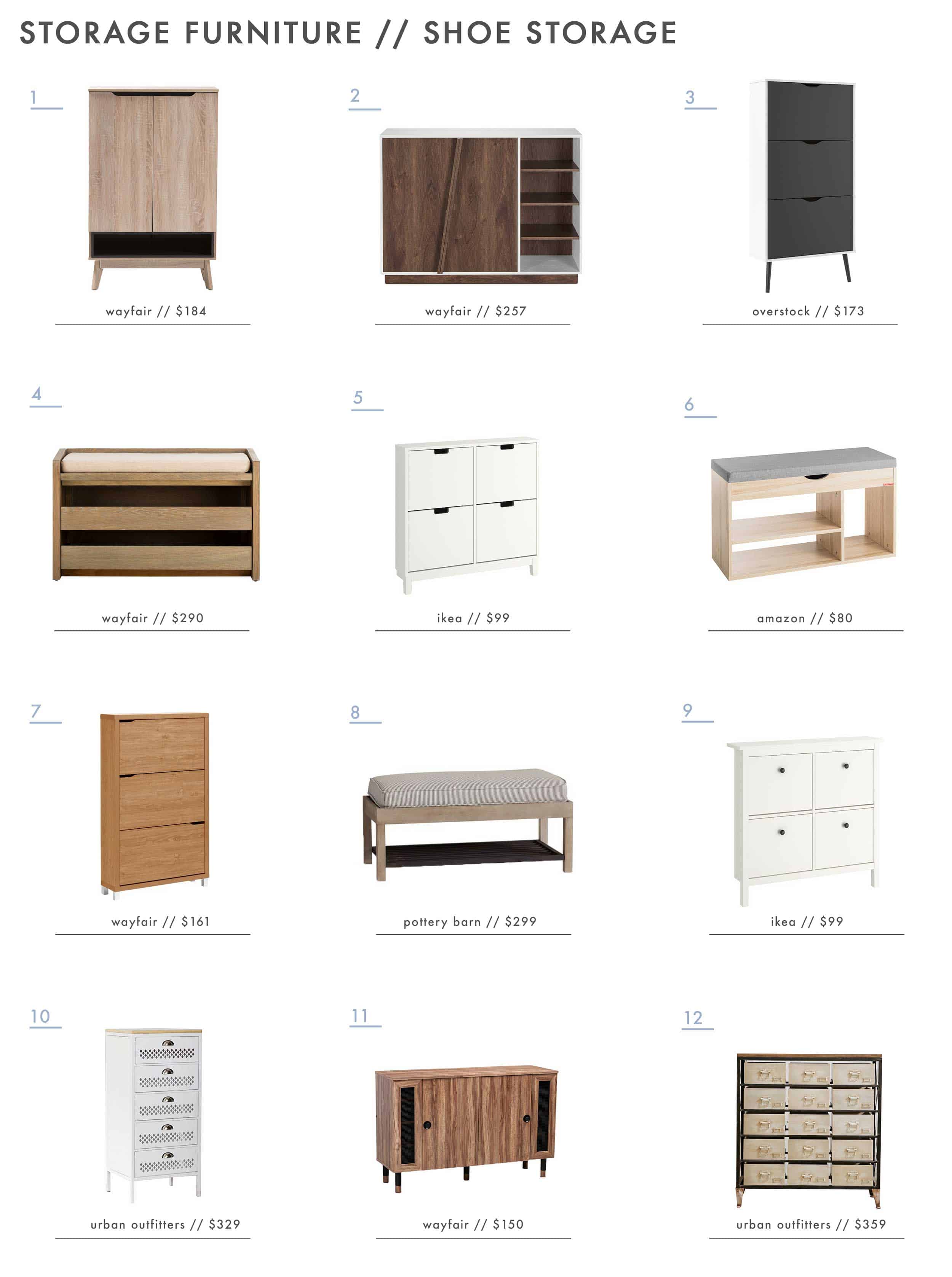 Emily Henderson Storage Furniture Shoe Storage Cabinets & Benches 2