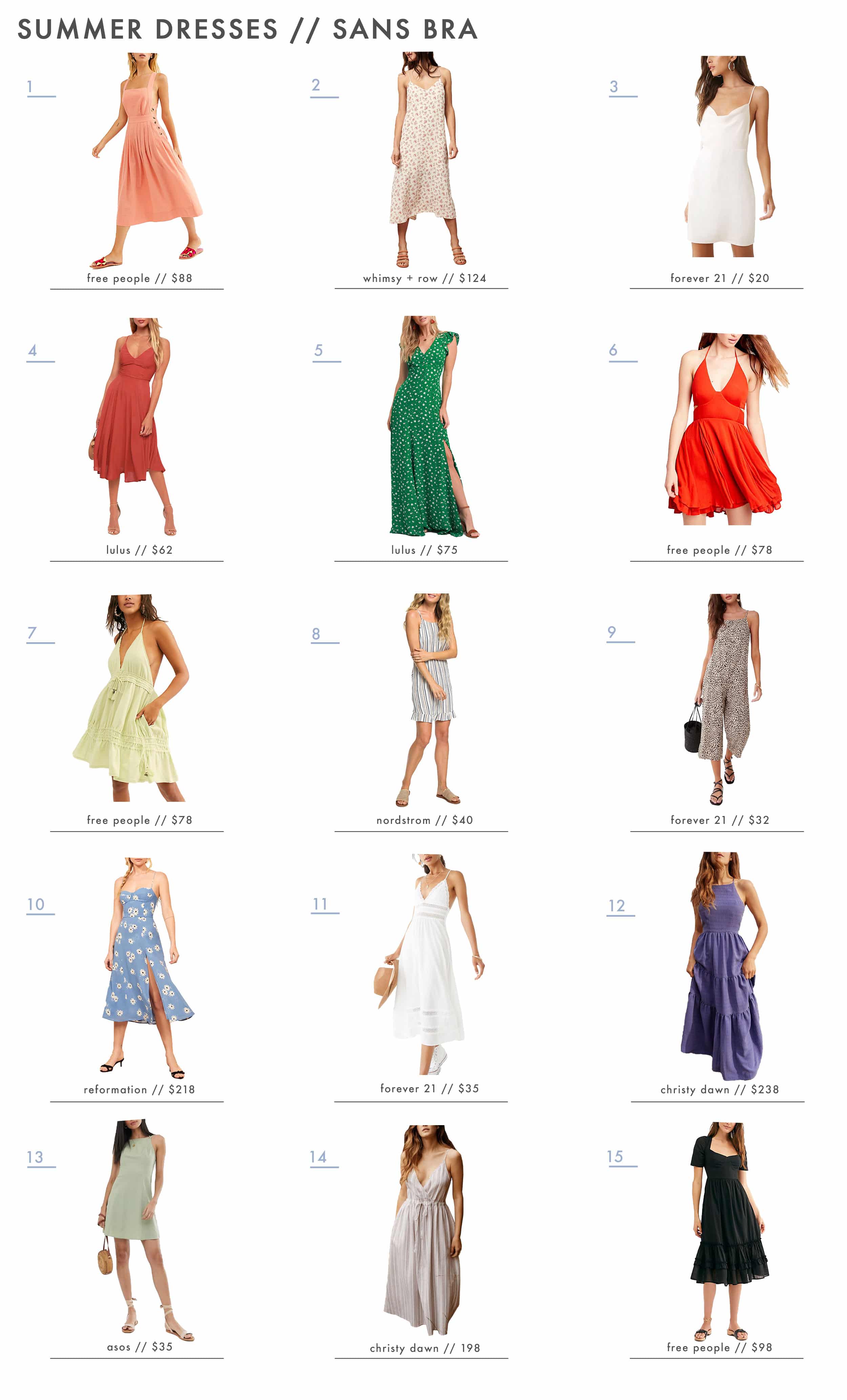 Emily Henderson summer dresses no bra