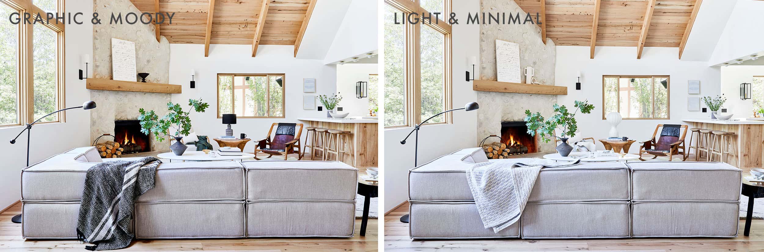 Emily Henderson House Beautuful Styling Side By Side 1 1