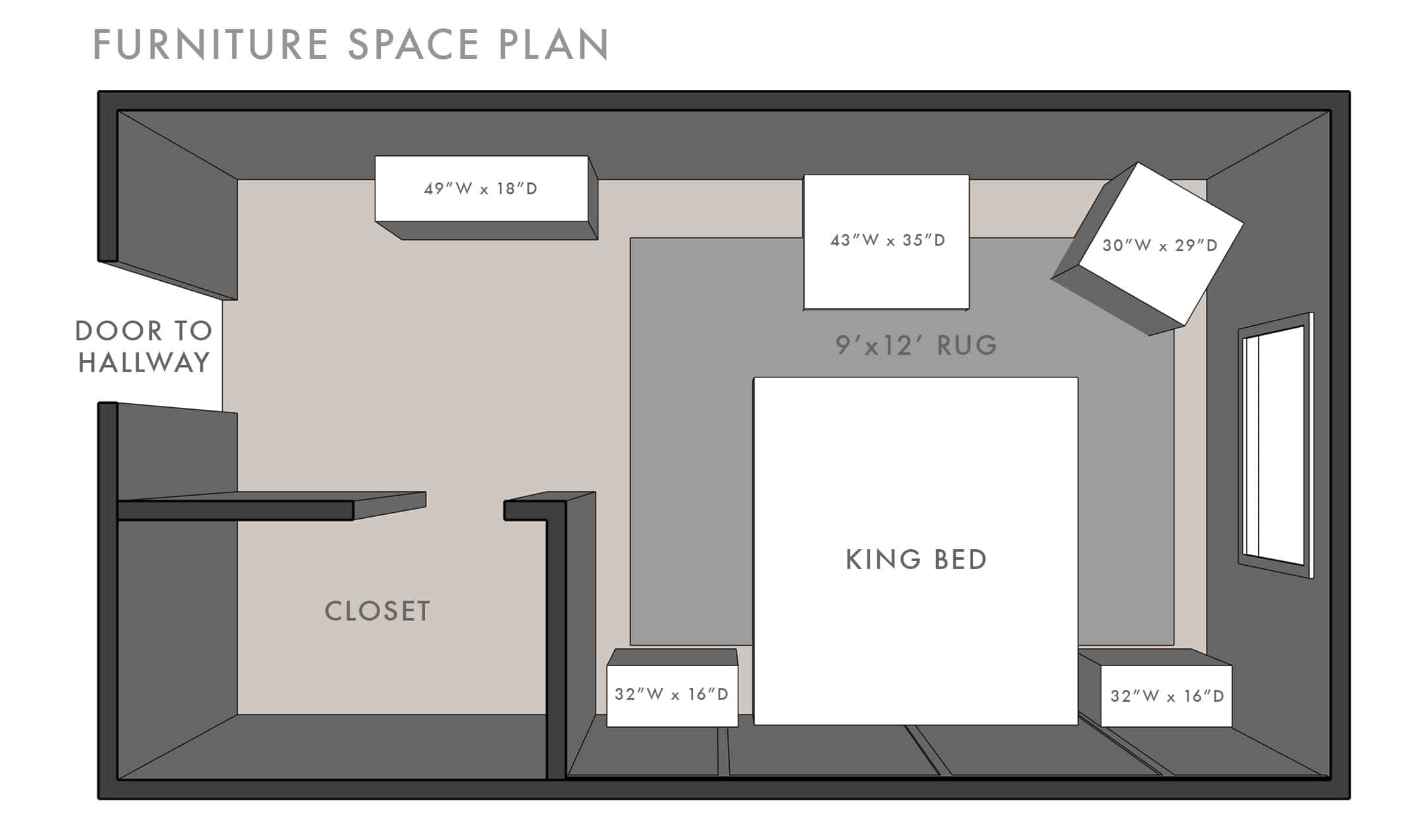 Emily Henderson Velux Master Bedroom Floor Plan With Furniture