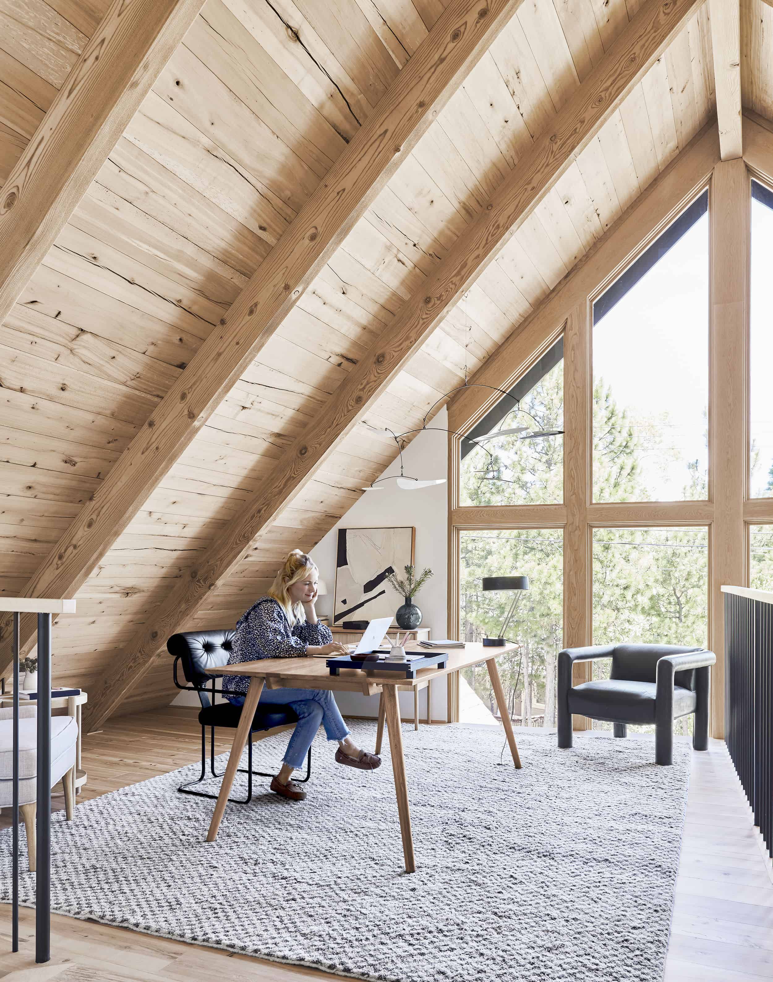 Emily Henderson Mountain House Home Office Loft4