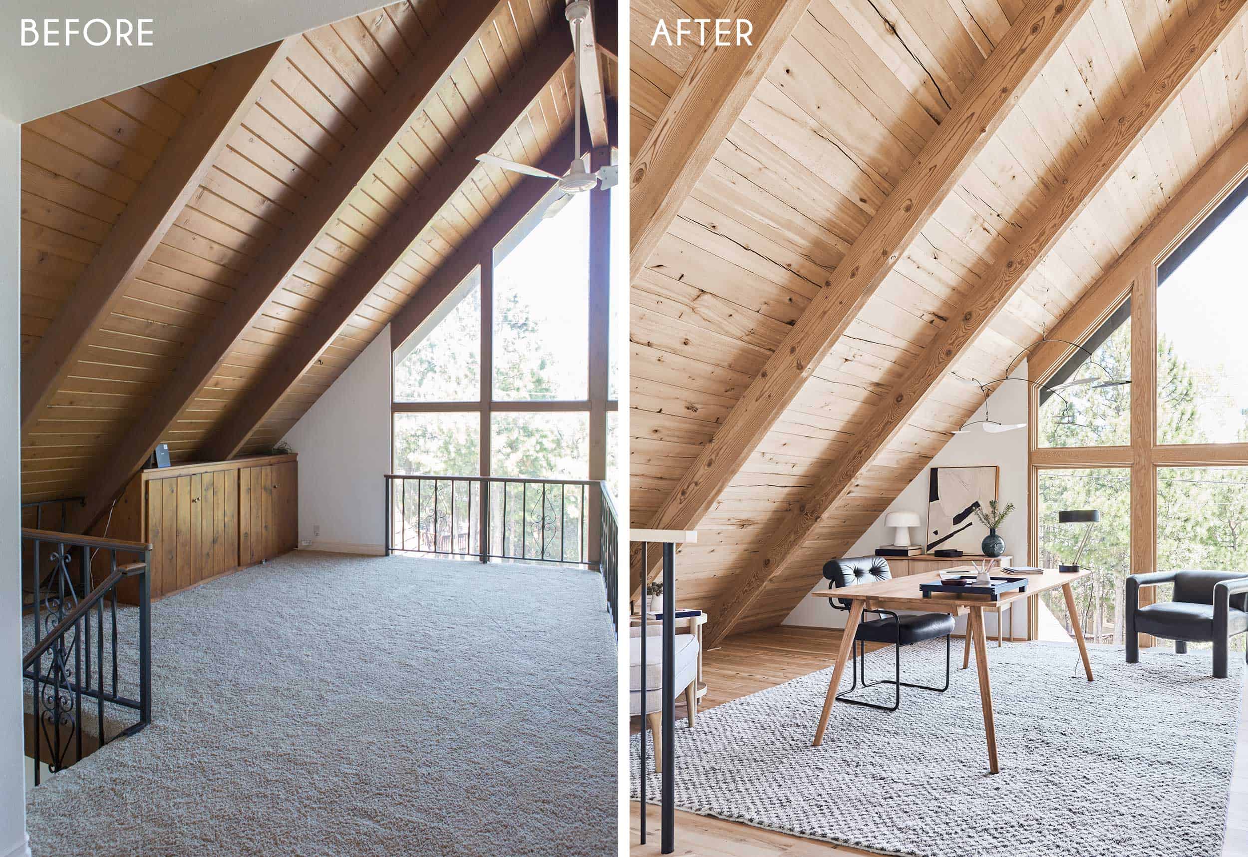 Emily Henderson Mountain House Home Office Loft6