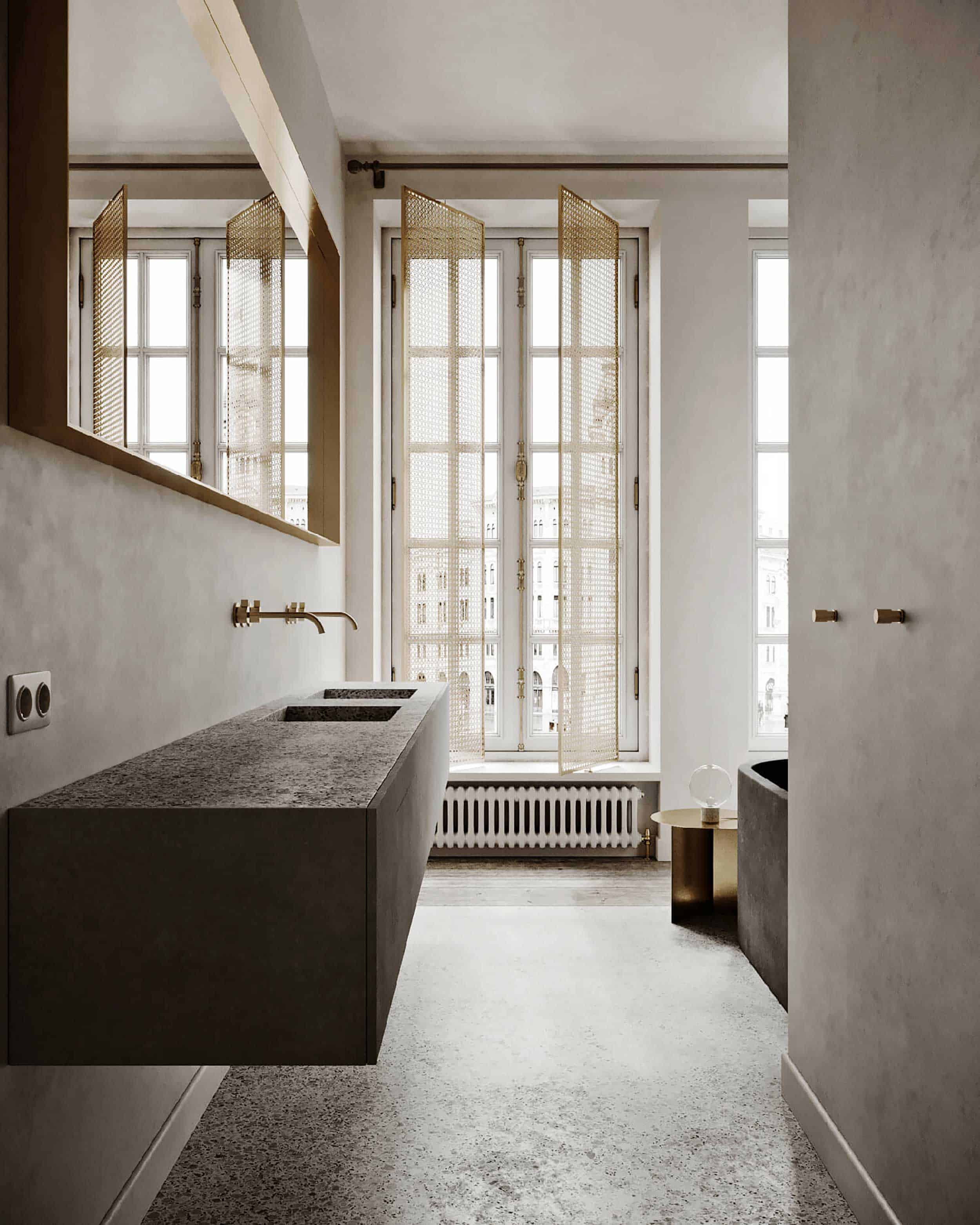 Emily Henderson Bathroom Trends Tadelakt10