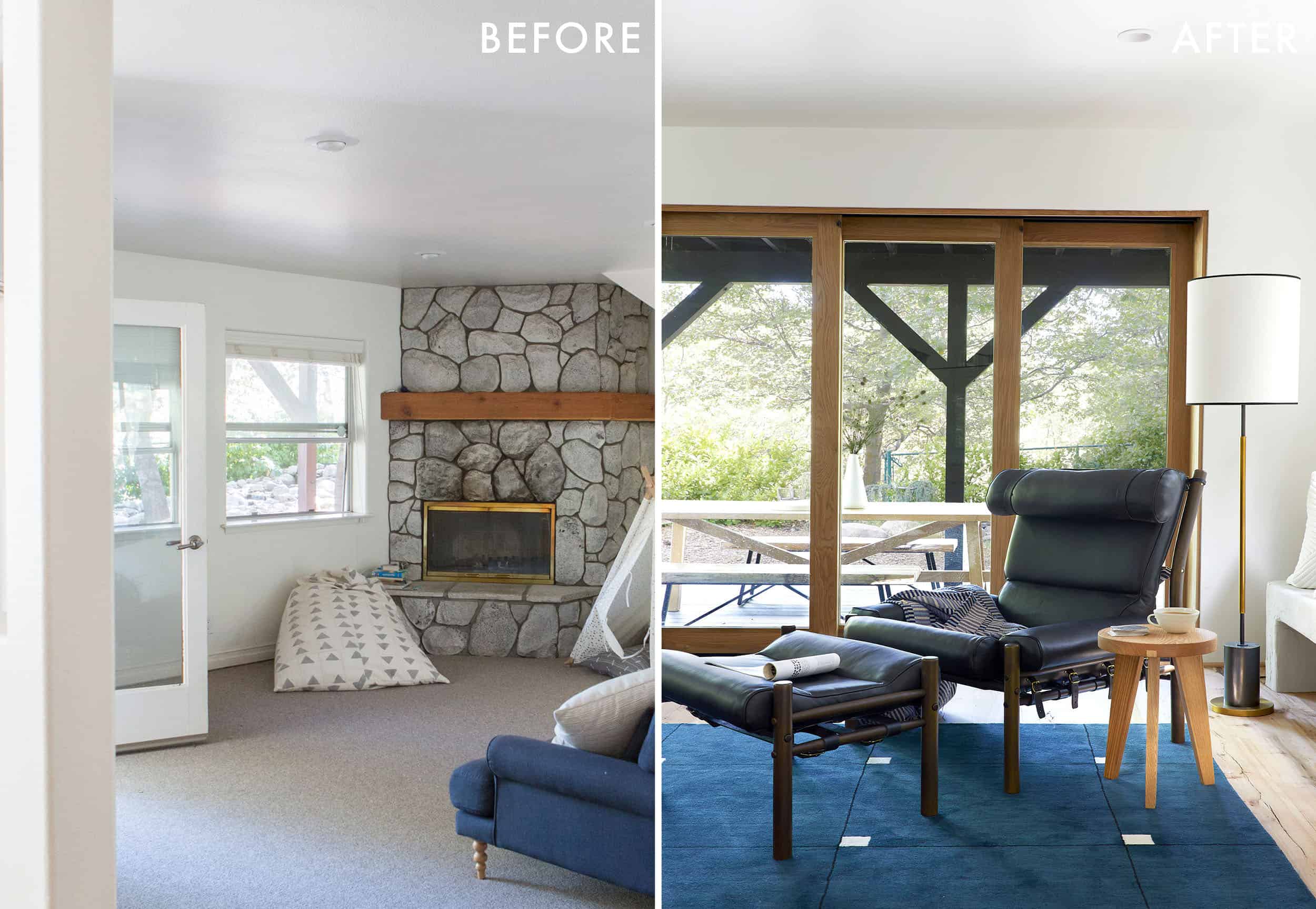 Emily Henderson Mountain House Marvin Windows Family Room Side By Side