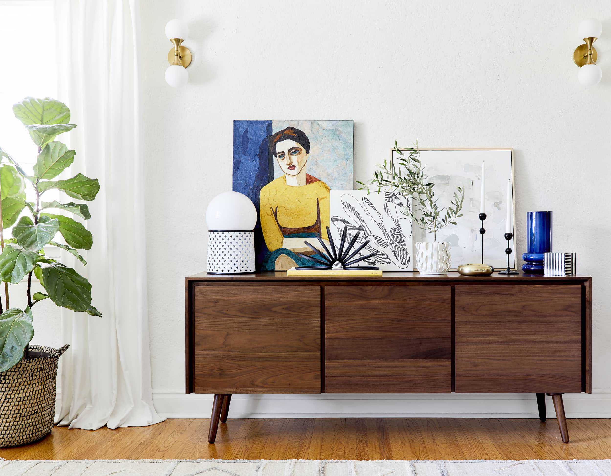 How To Style A Post Modern Credenza 1
