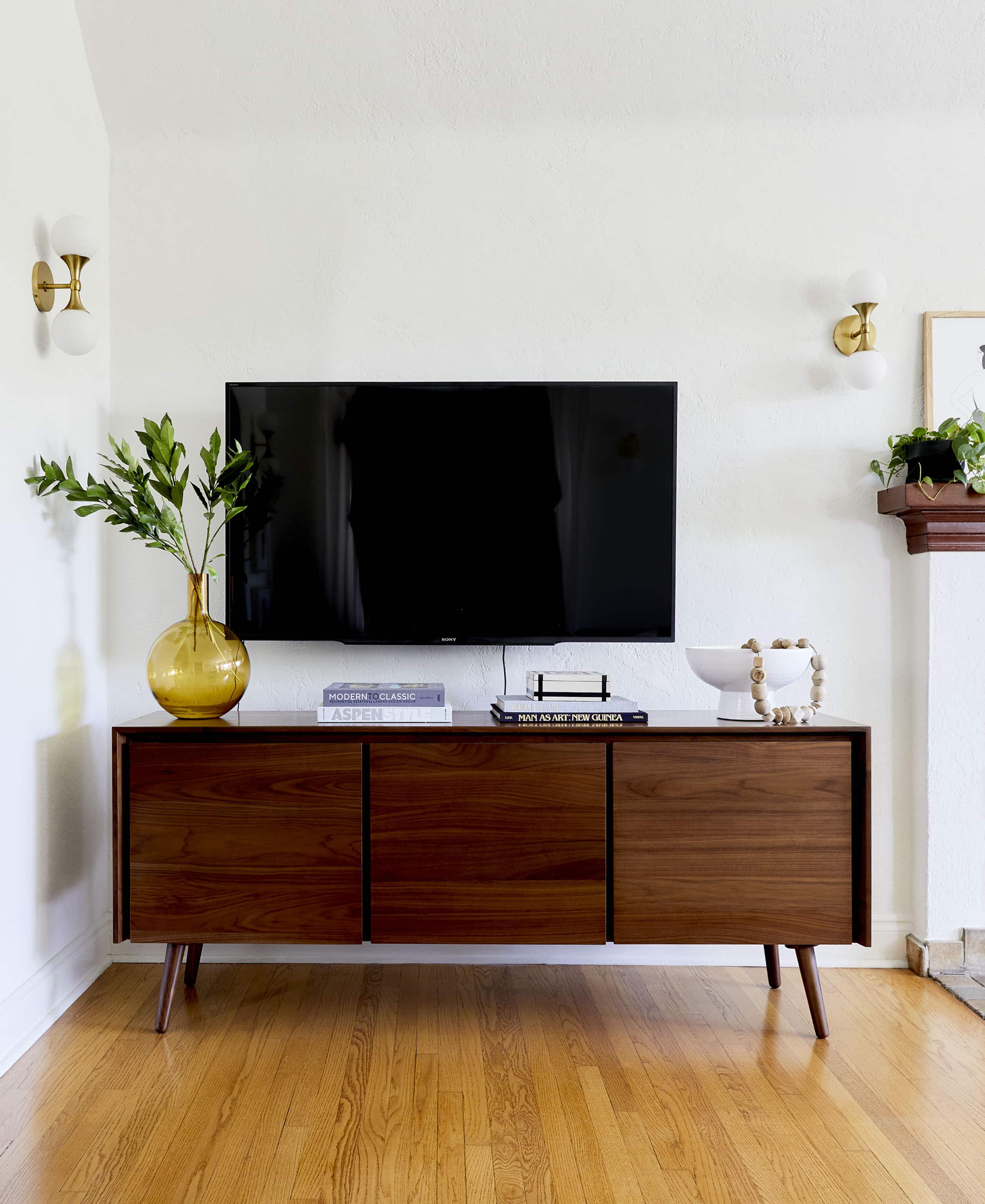 How To Style A Tv Credenza 5