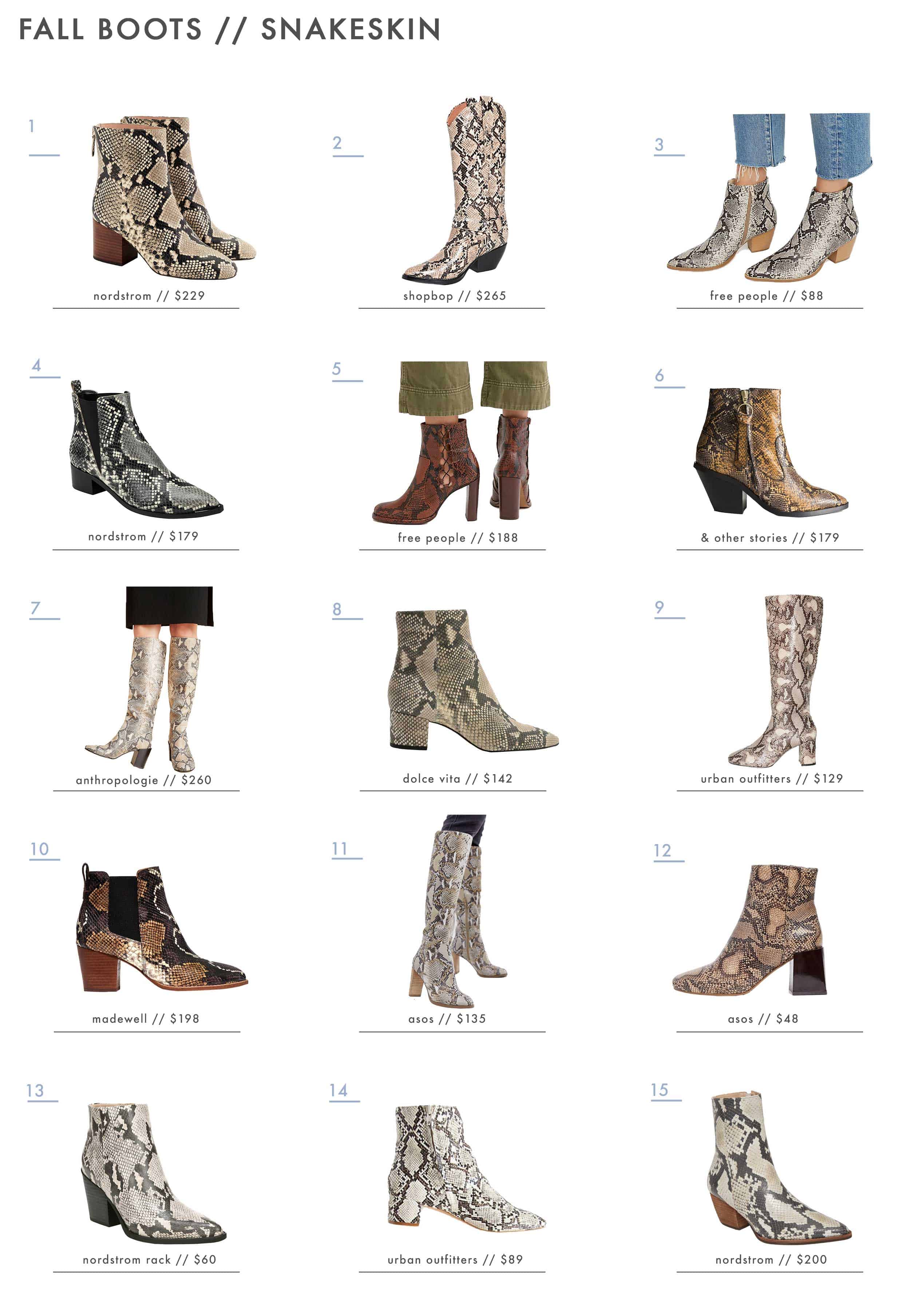 Snakeskinboots