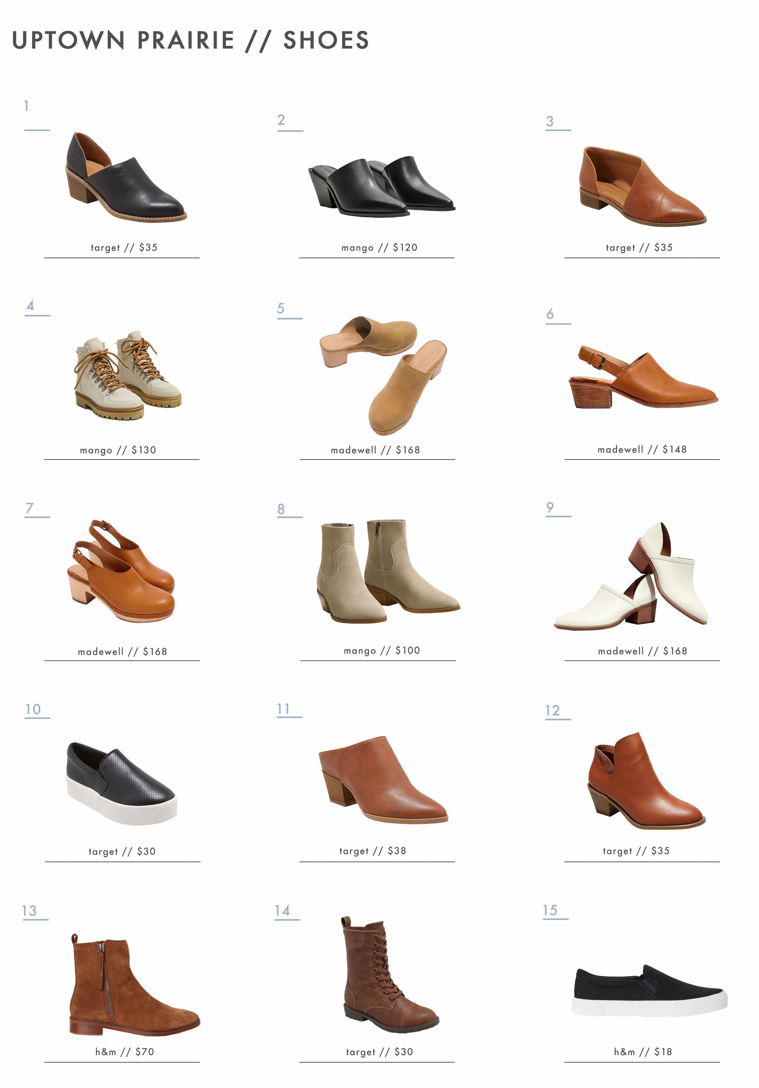 Emily Henderson Affordable Prairie Fashion Trend Shoes