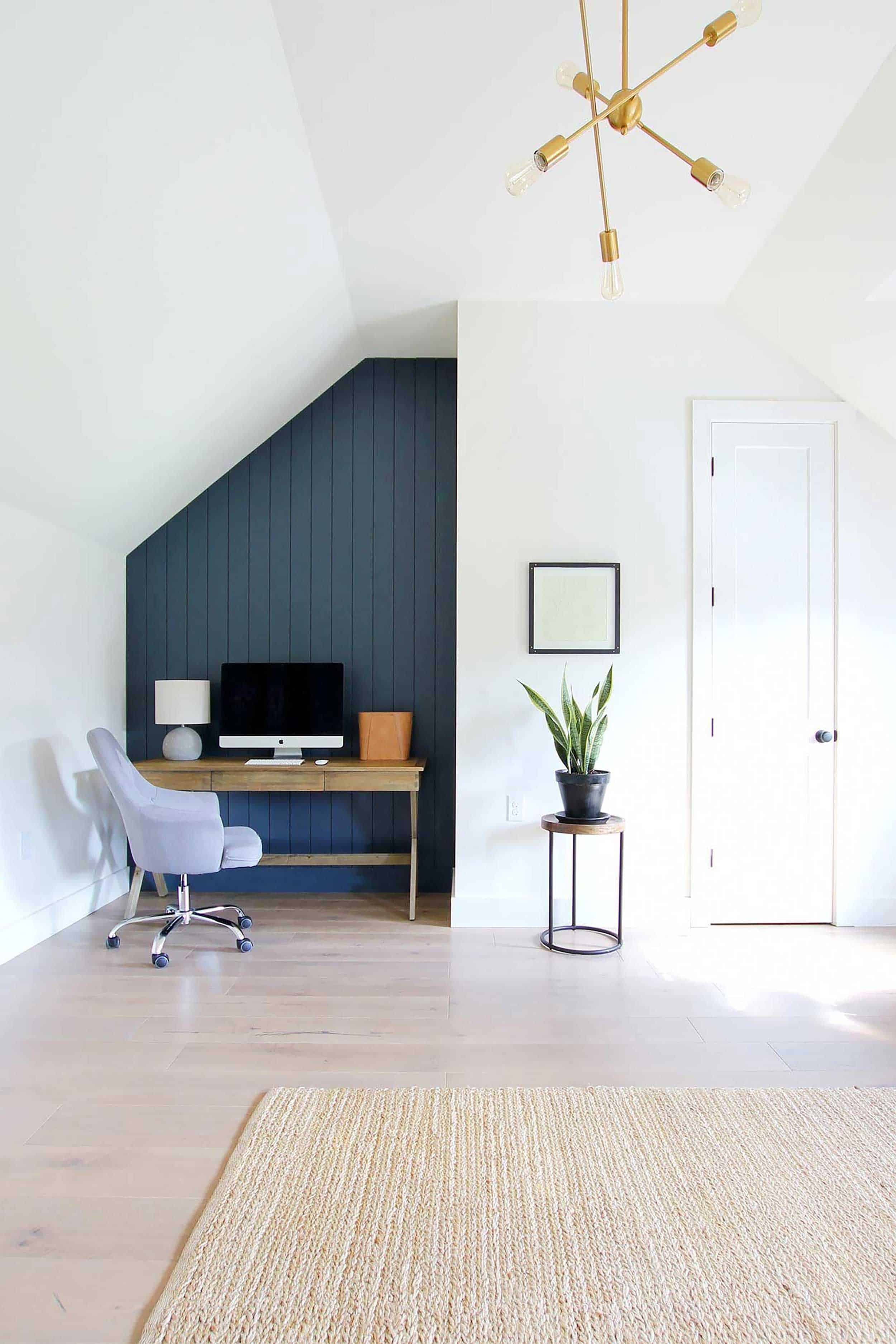 Emily Henderson Accent Walls Via Plank + Pillow