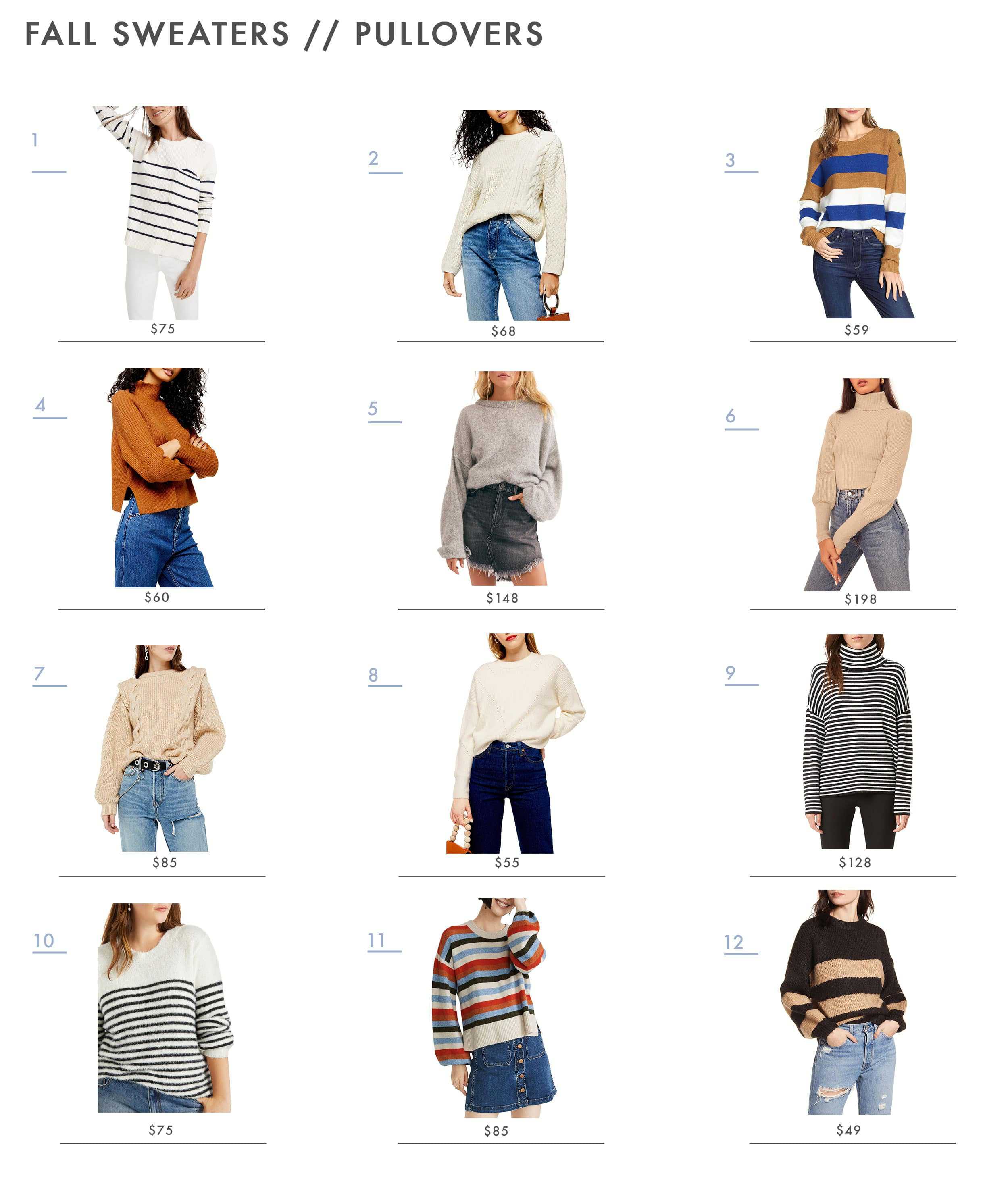 Emily Henderson Fall Sweaters Pullovers