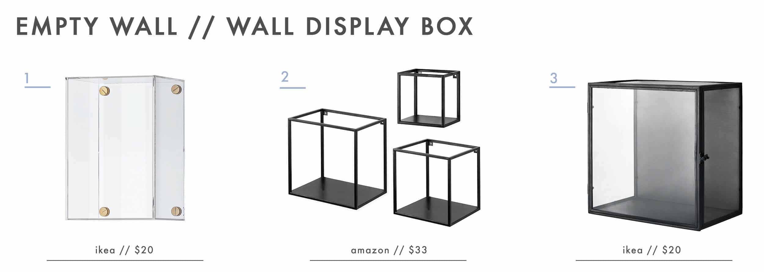 Emily Henderson Design Agony Empty Wall Living Room Display Boxes