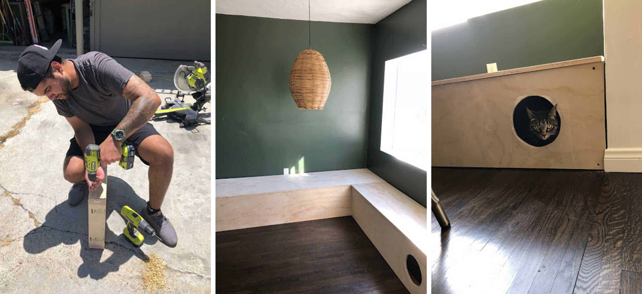 3x1 Brother Unfinished Banquette
