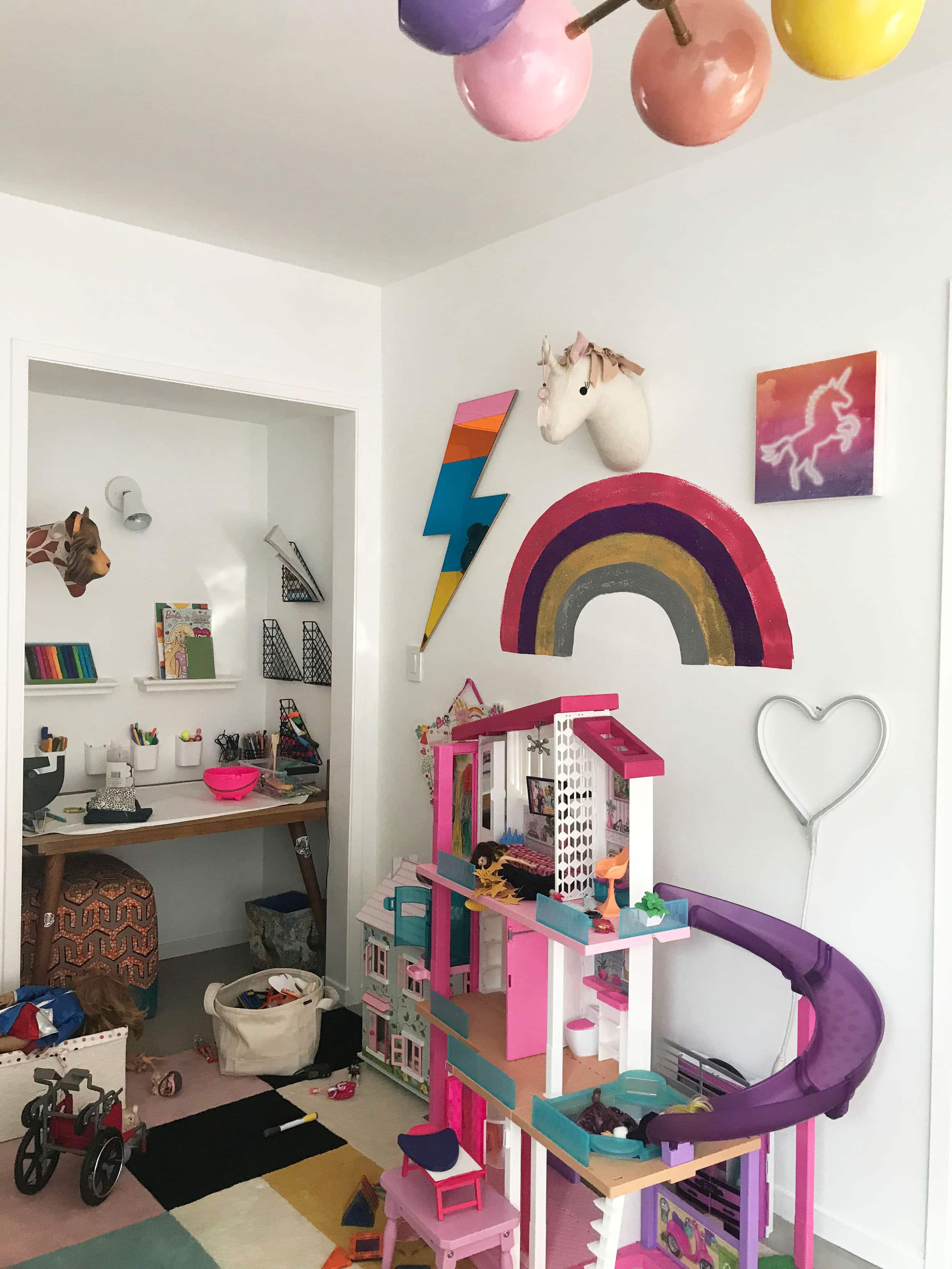 Emily Henderson Friends & Family Annie Violets Bedroom Before Photos Art Nook