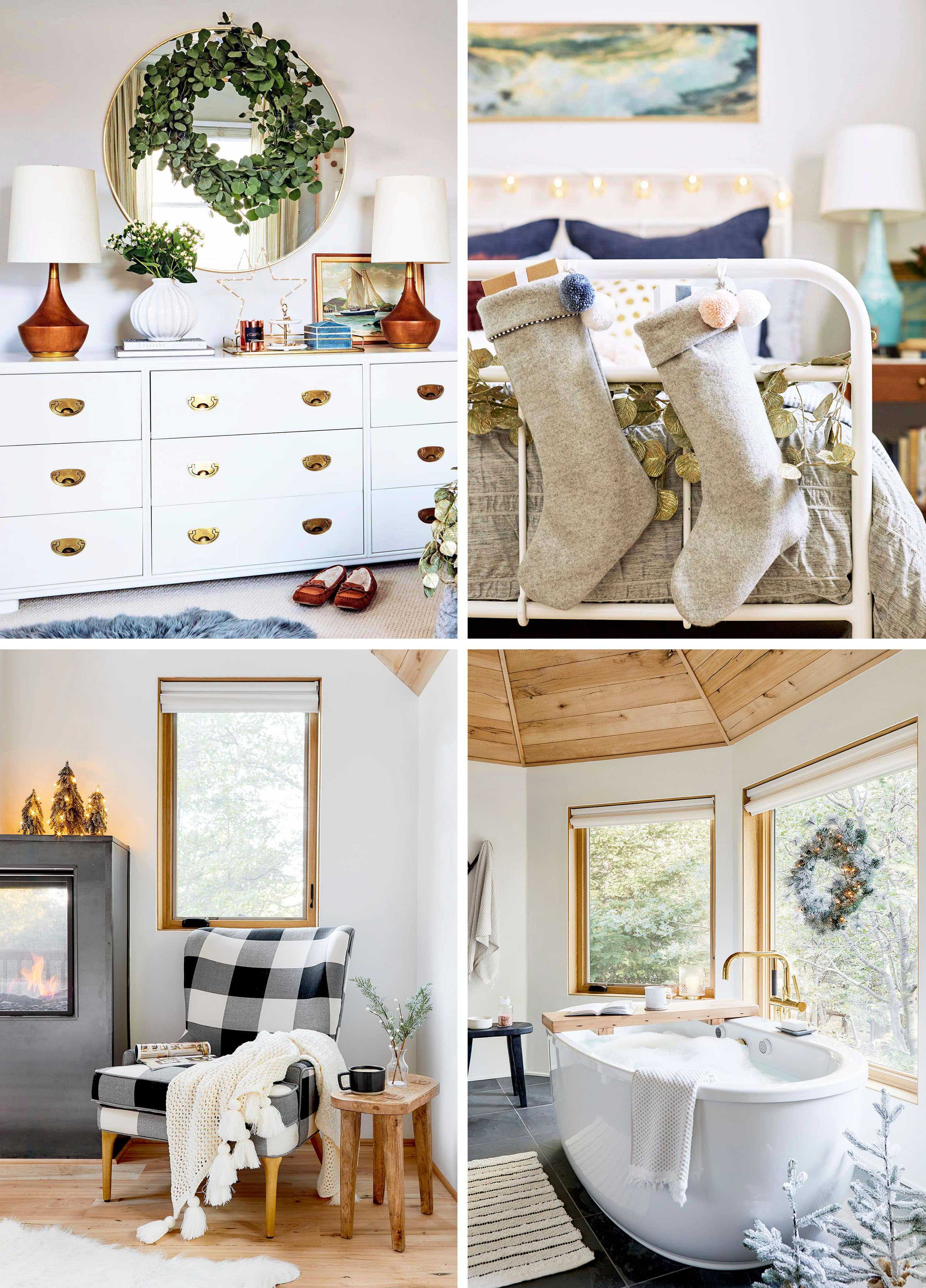 Emily Henderson Holiday Vignettes Adults Rooms