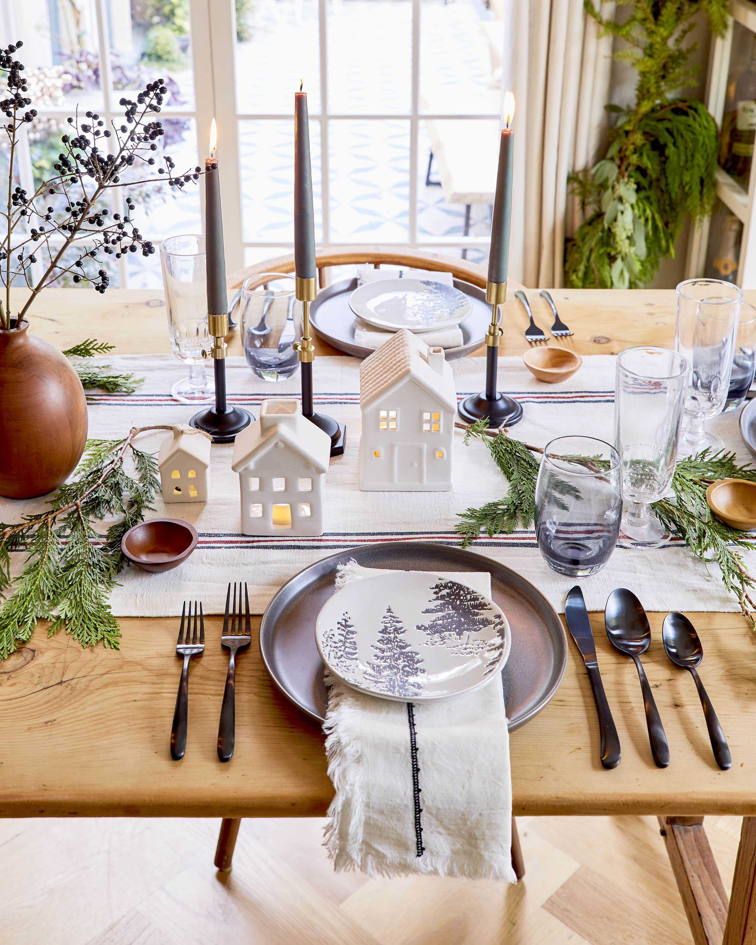 Emily Henderson House Beautiful Holiday Tablescape 6