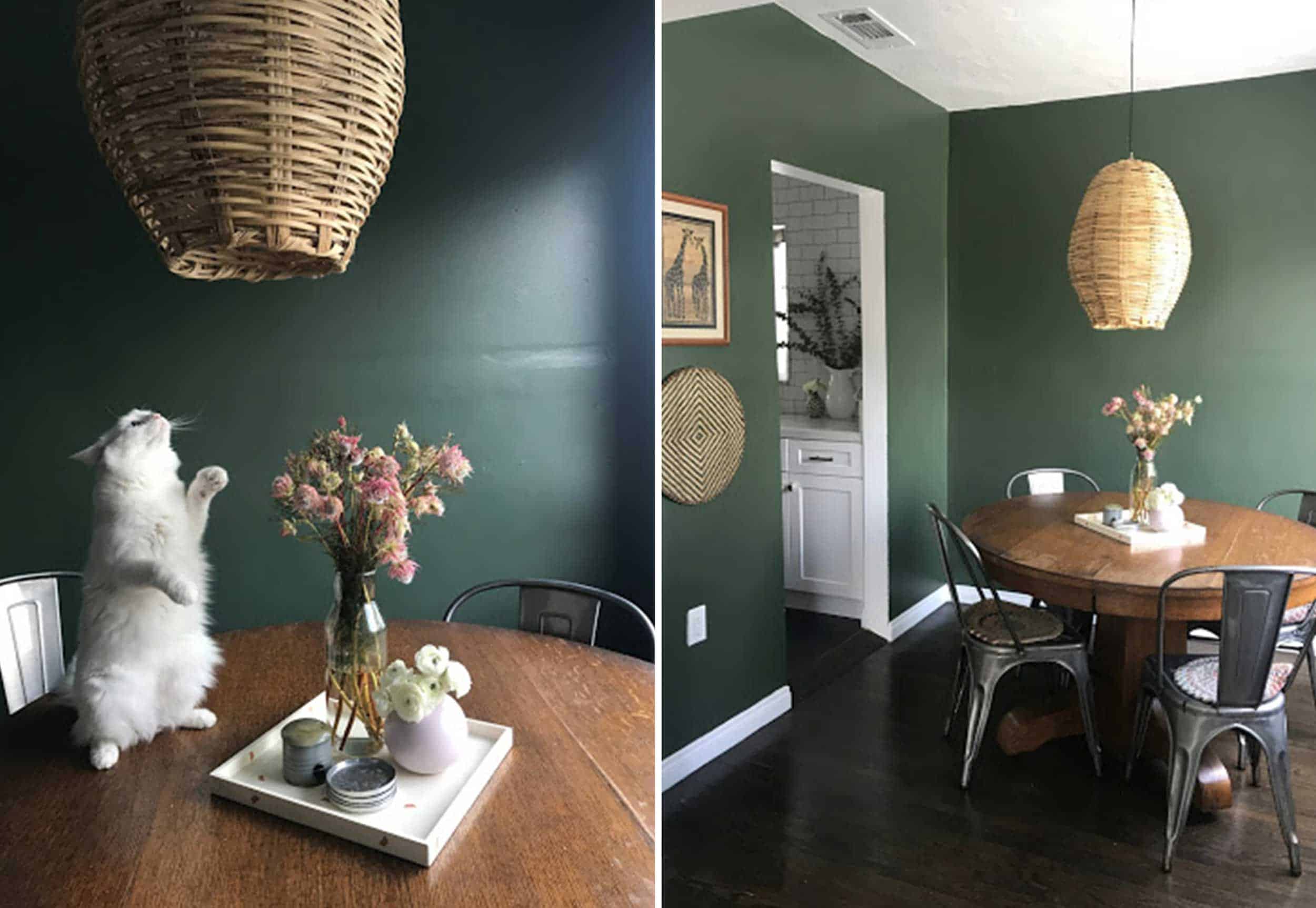 Side By Side Dining Room Before