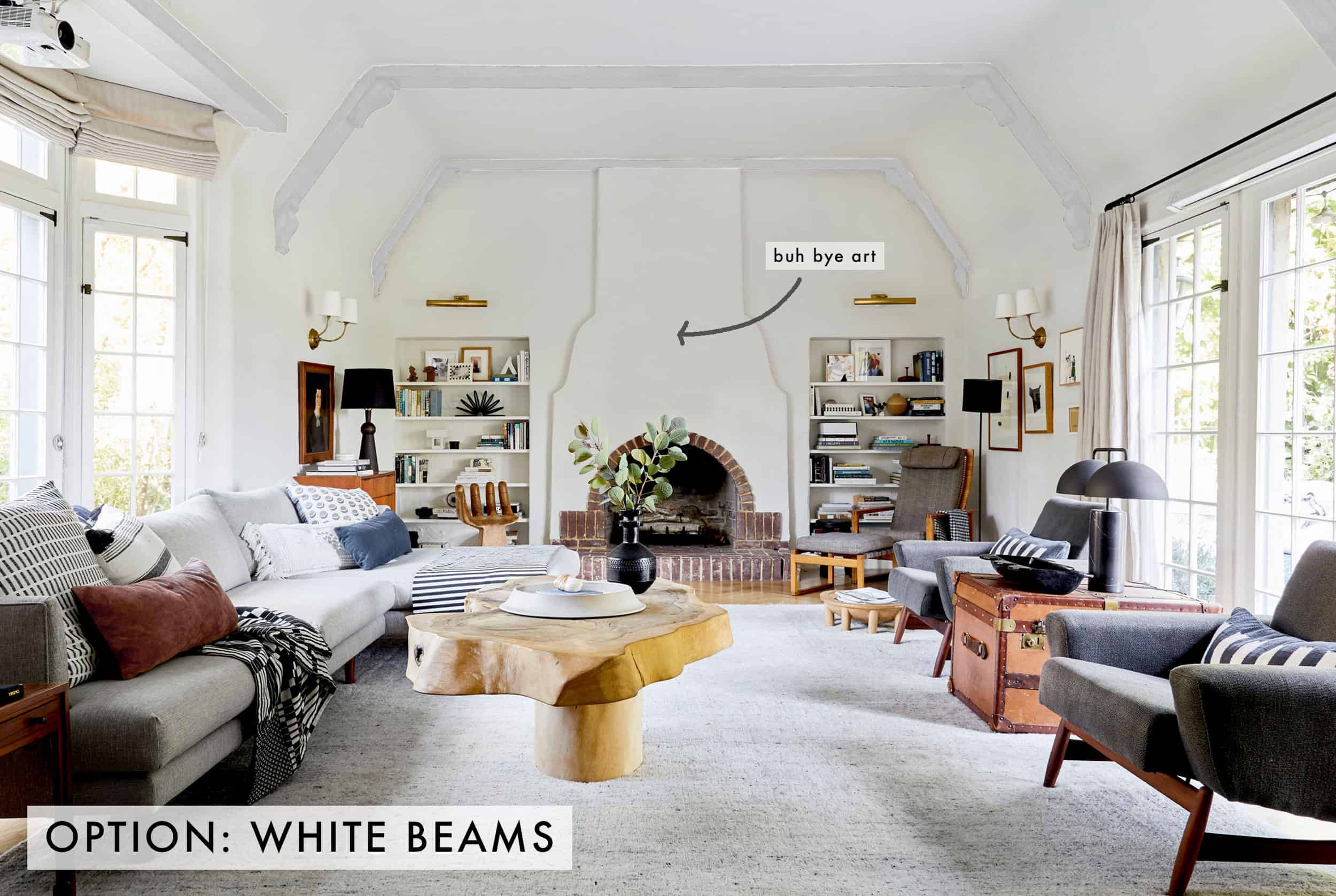 White Beams No Art