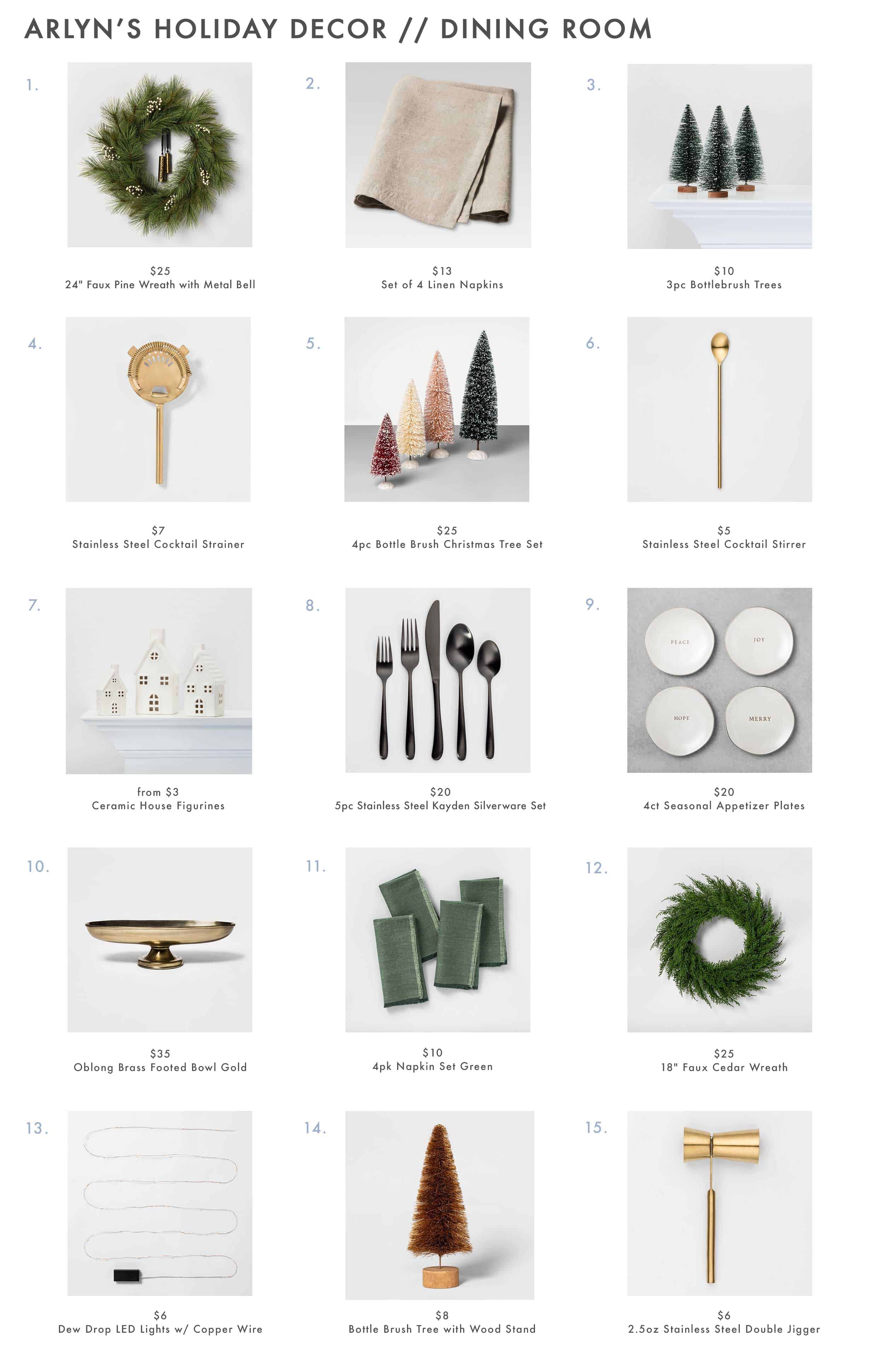 Arlyn's Holiday Decor Dining Room