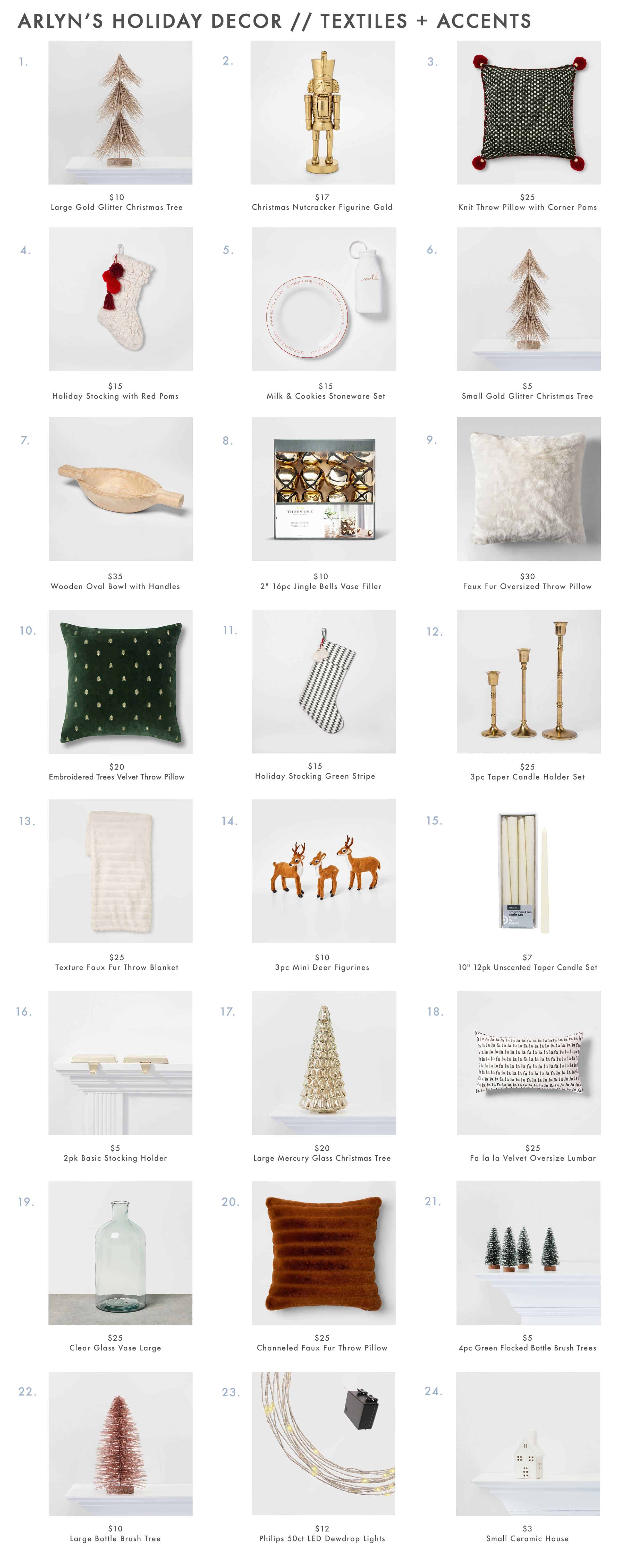Arlyn's Holiday Decor Textiles And Accents