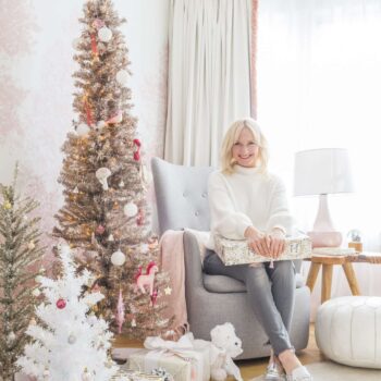 Emily Henderson Blush Rose Gold Christmas 1
