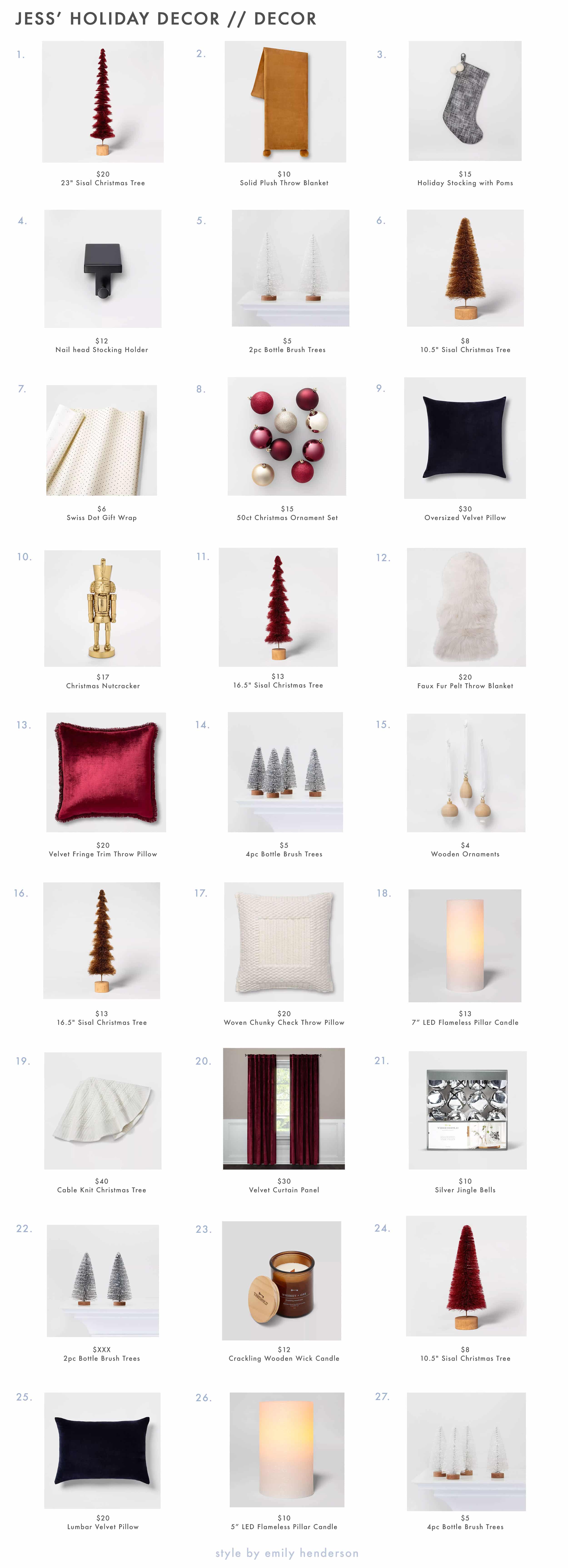 Emily Henderson minimal christmas decorating ideas13