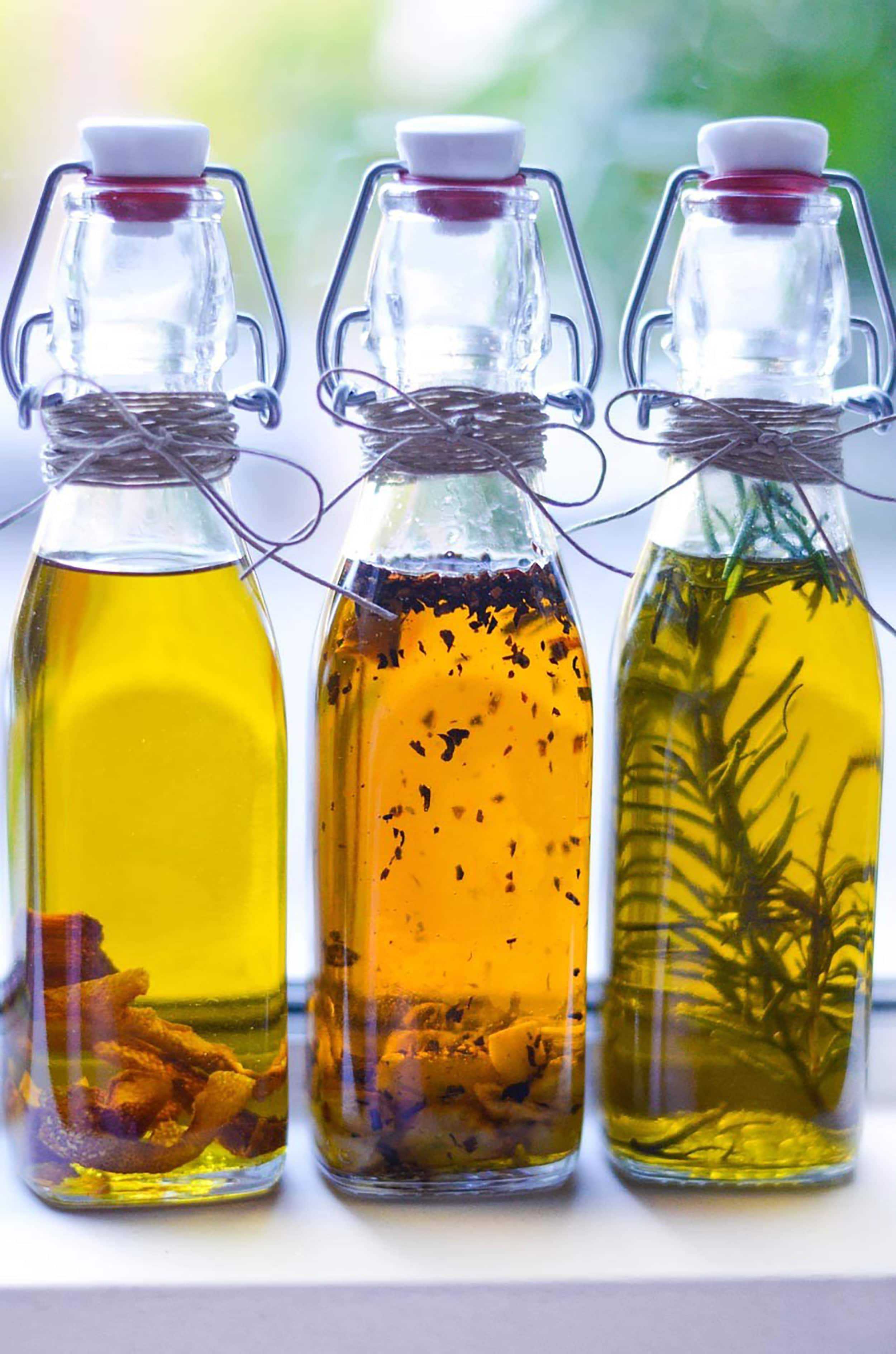 Homemade Gift Idea Infused Olive Oils 2
