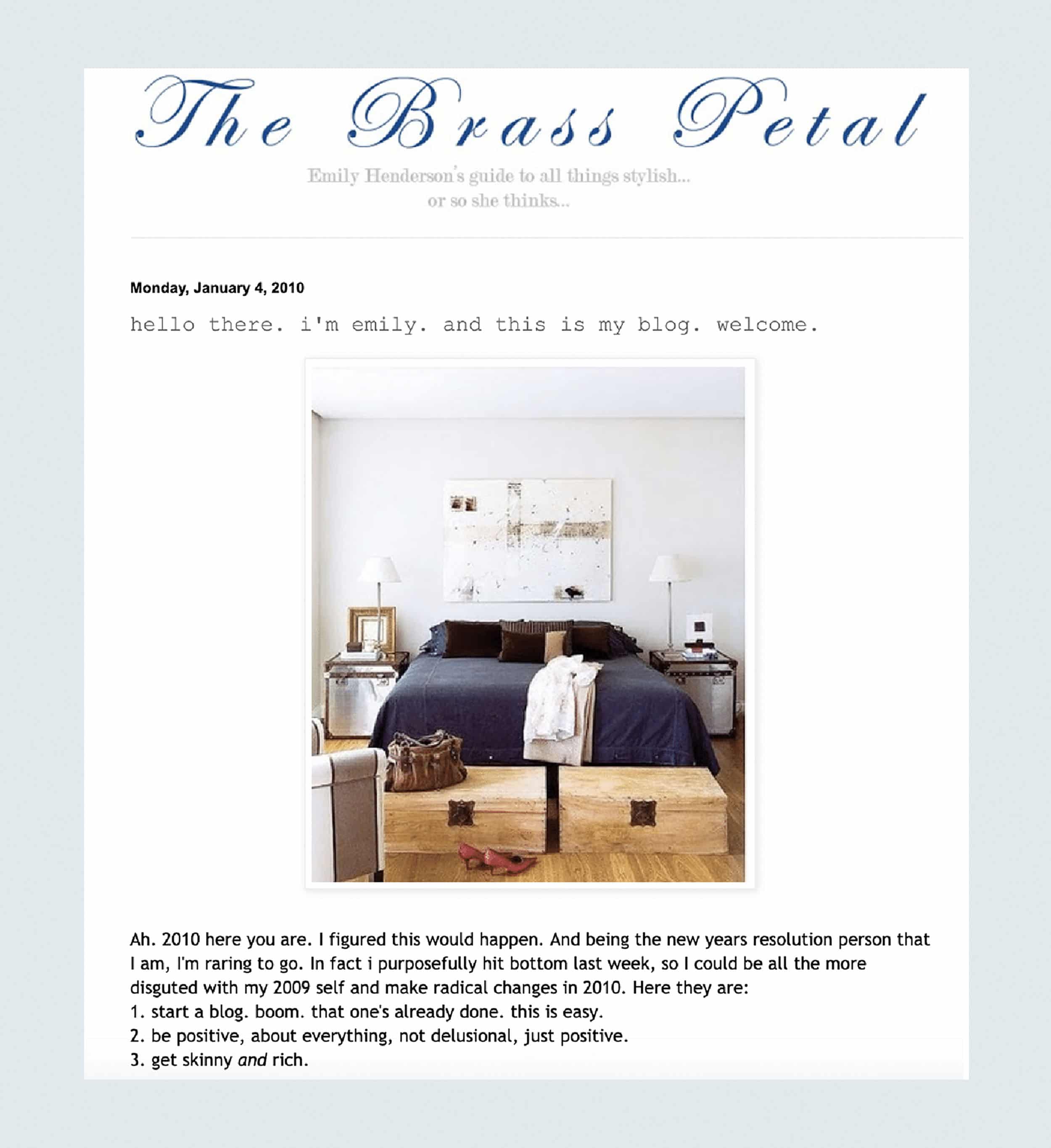 Emily Henderson The Brass Petal Graphic