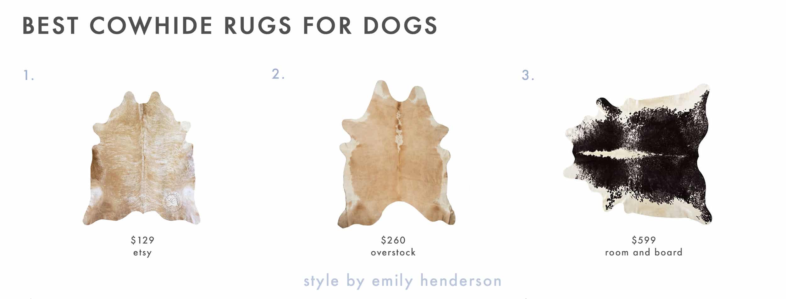 Dog Friendly Cowhide Rugs 1