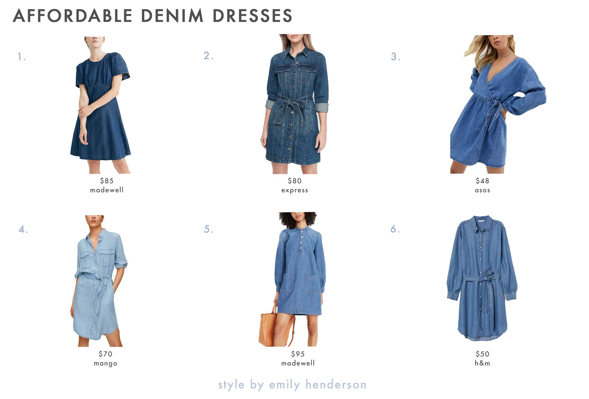 Emily Henderson Spring Dresses Denim