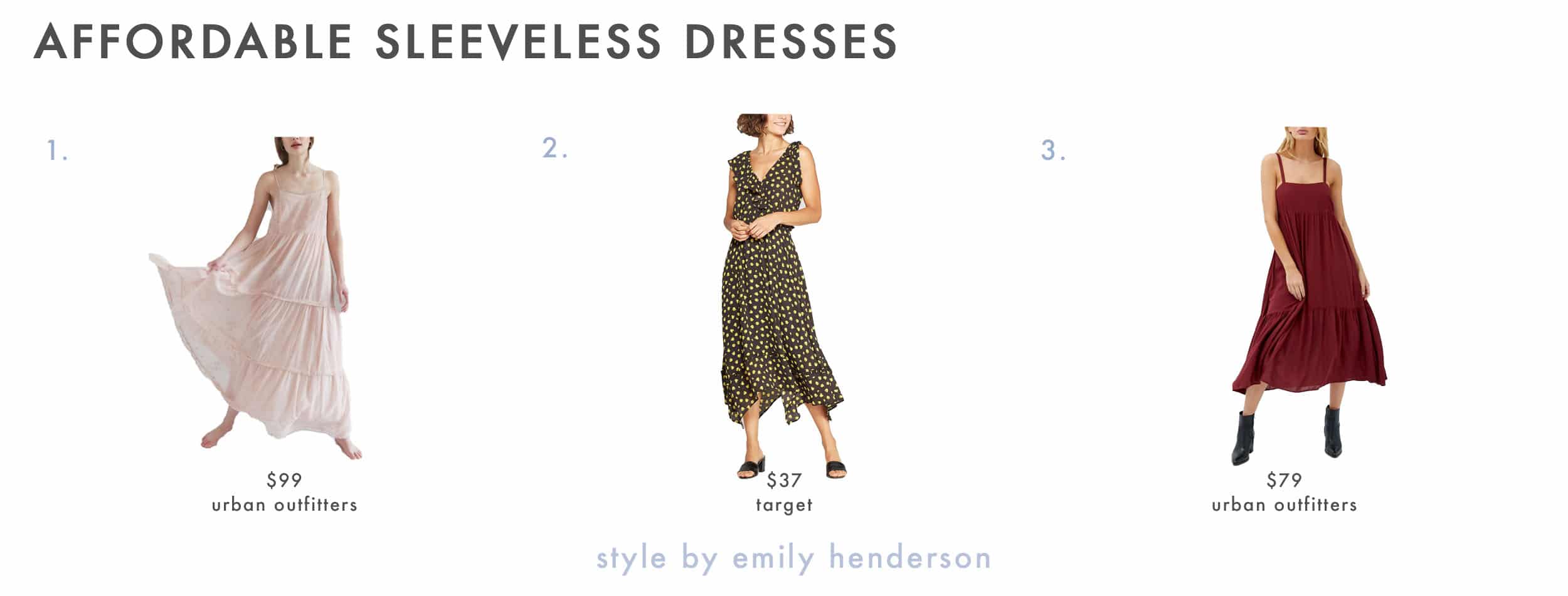 Emily Henderson Spring Dresses Sleeveless