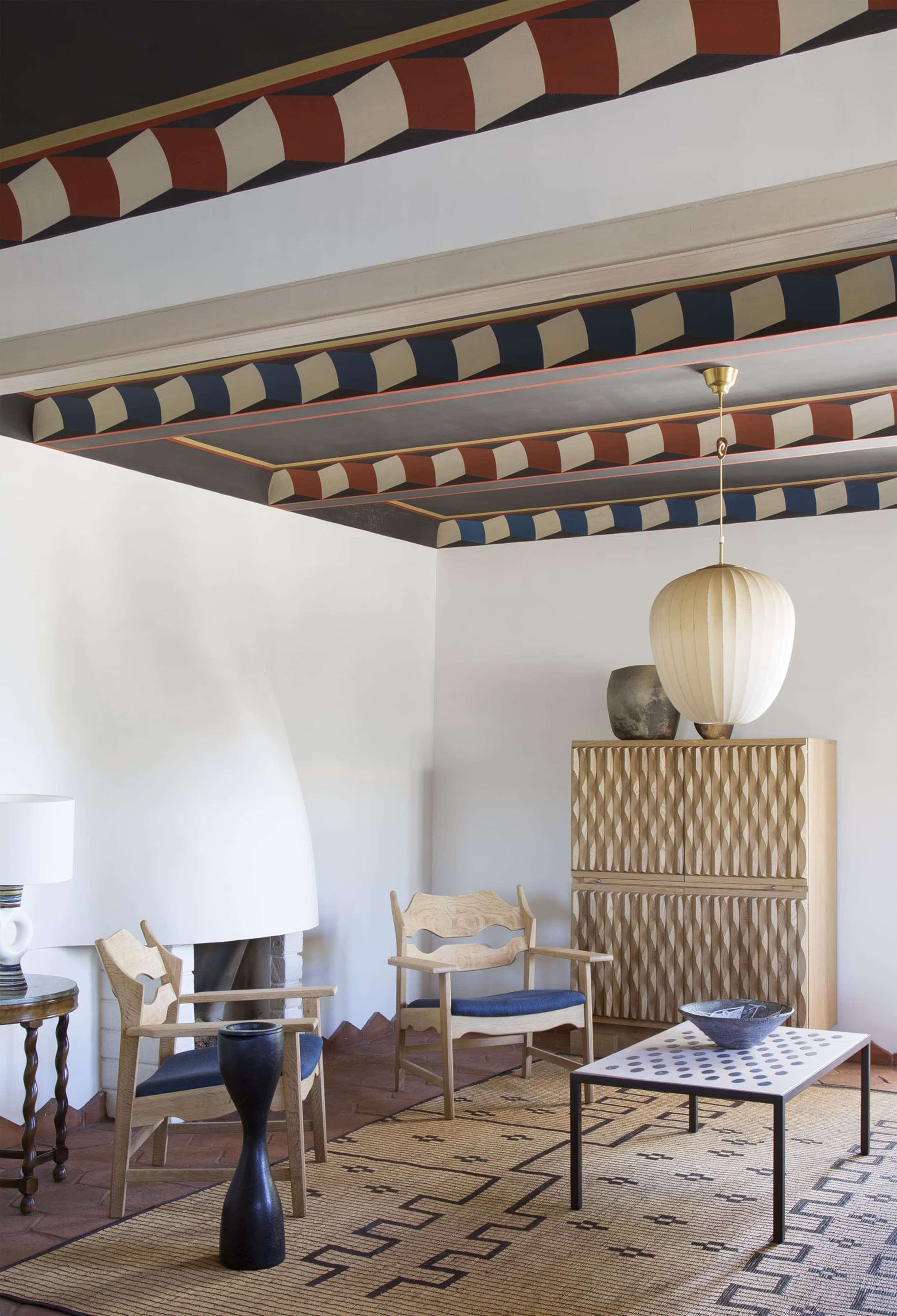 Emily Henderson Ceiling Painted Patterns 3