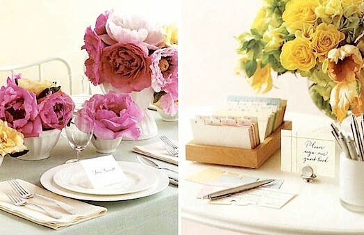 peonies centerpiece