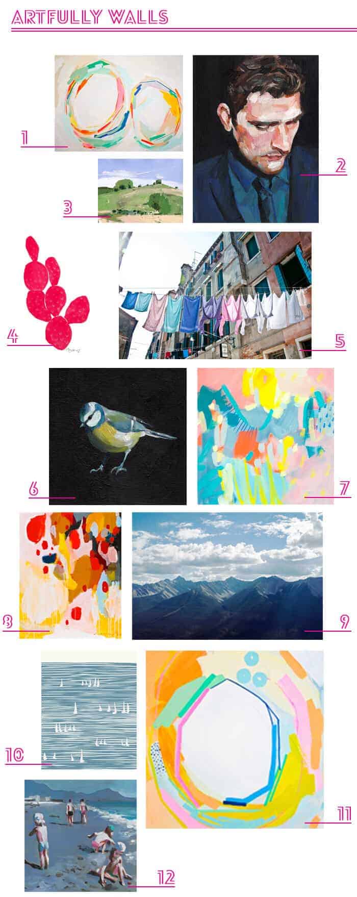 Artfully Walls Roundup_Online Art