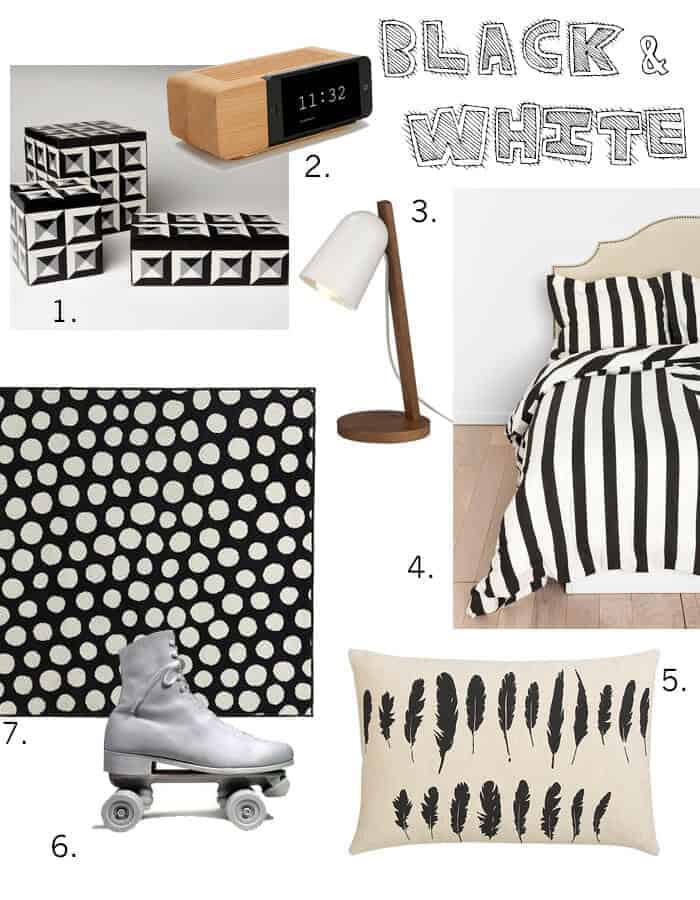 Black and White Dorm Round Up
