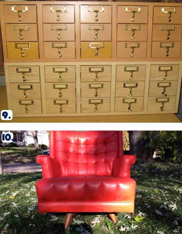 Card Catalog and Chair Omaha