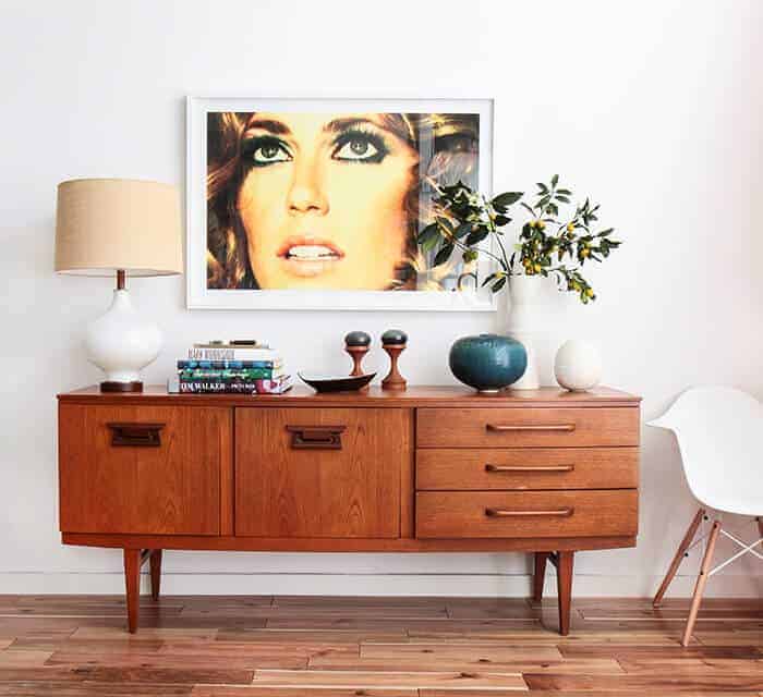 Credenza_4 Ways_Photography_Pottery_Mid Century Modern Casual
