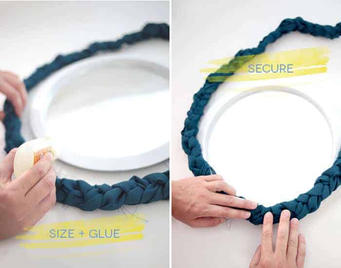 Customize It: Fabric Braided Mirror