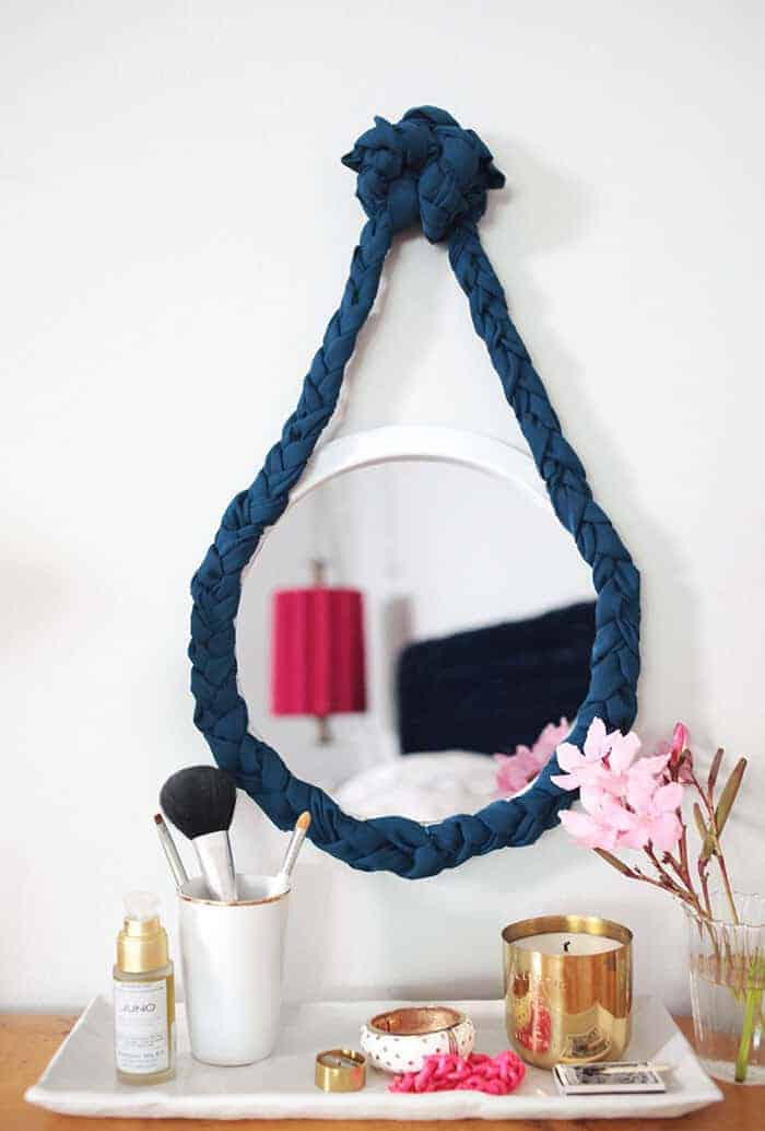 Customize It: Fabric Braided Mirror