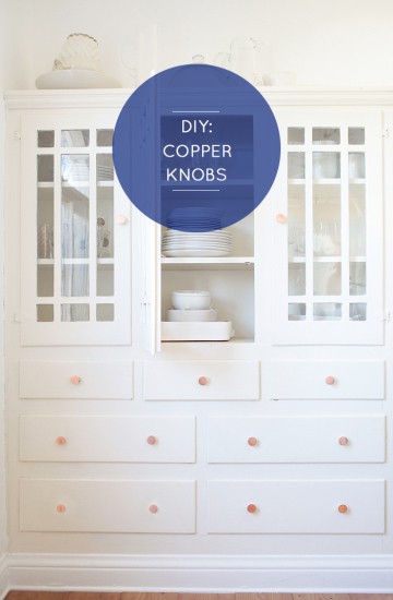DIY Copper Knobs