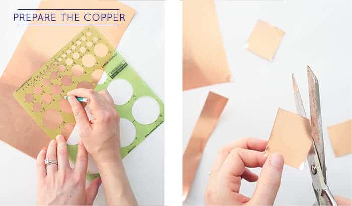 DIY Copper Knobs Process