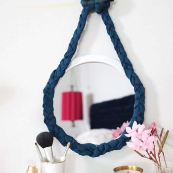 Customize It: Fabric Braided Mirror