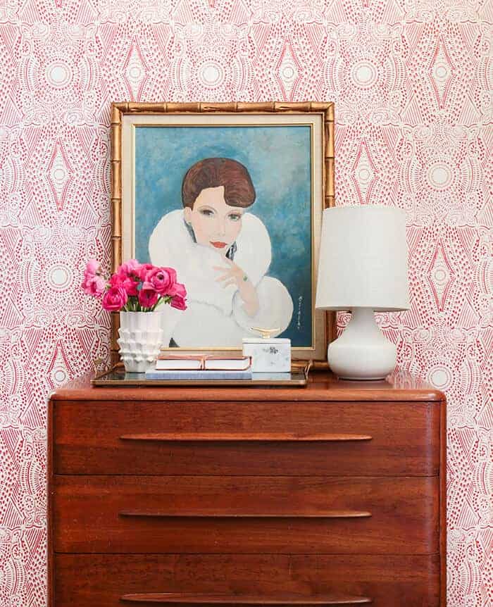 Dresser 4 Ways_Red and White Pattern_Pink_Feminine