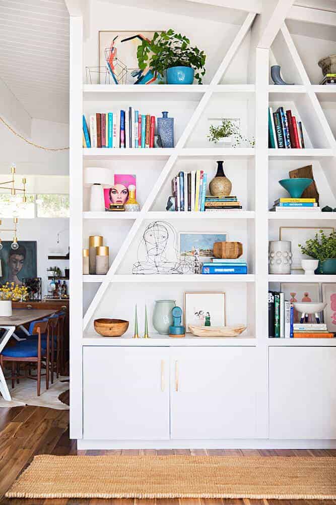 Emily Henderson Bookshelf Accessories