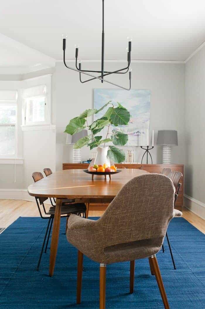 mid-century dining room