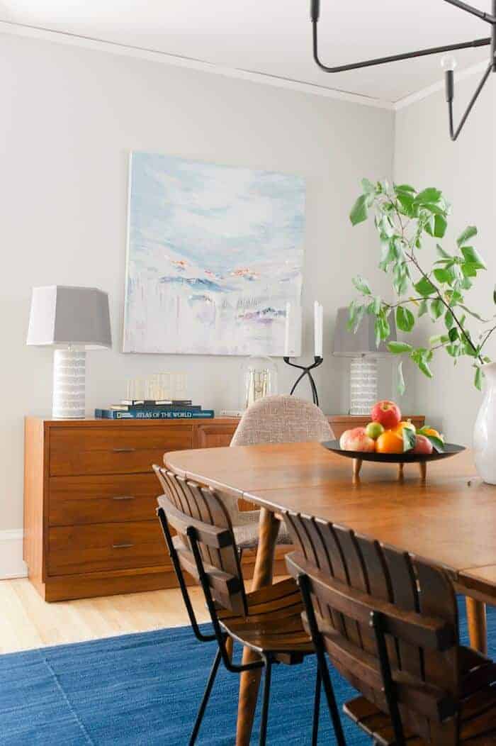 mid-century dining room
