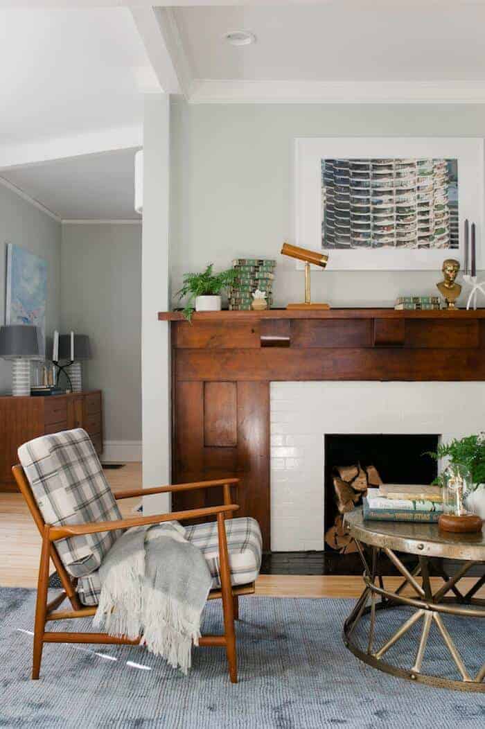 mid-century plaid