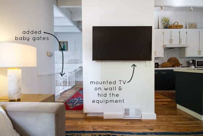 Emily_Family Room Update_mounted TV