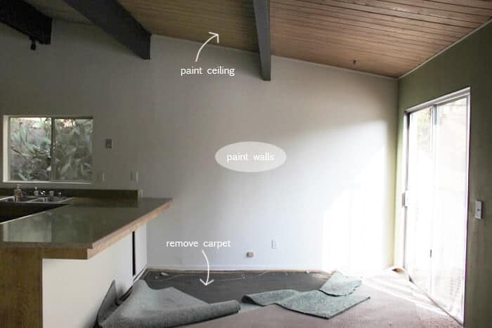 Family room Before